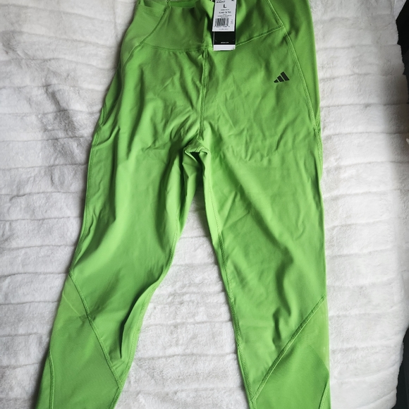 Adidas Set Hiit Heat Top +Performance Training Tailored Hiit 7/8 Leggings bnwt - Picture 9 of 13